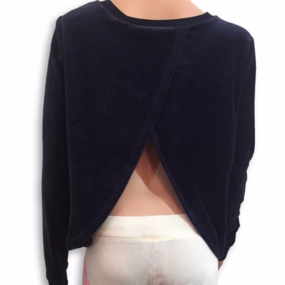 Victoria's Secret Peek-a-Boo Sweatshirt - 6052 Size XS - Picture 7 of 8
